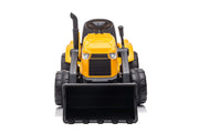 2025 12V Excavator Tractor Kids Ride On One Seater Electric Truck with RC and Wagon