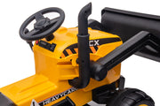 2025 12V Excavator Tractor Kids Ride On One Seater Electric Truck with RC and Wagon