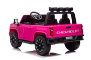 24V Chevrolet Silverado 4x4 2 Seater Kids Ride On Car with RC