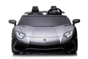 24V Licensed Lamborghini Aventador Brushless Motor electric 2 Seater Kids Ride On Cars Leather Seat Tubeless Air Tires
