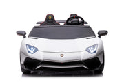 24V Lamborghini Aventador Brushless Motor electric 2 Seater Kids Ride On Cars Leather Seat Tubeless Air Tires
