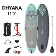 Aqua Marina Dhyana Yoga iSUP - 3.36m/15cm with paddle and safety leash