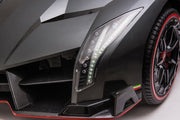 2023 Lamborghini Veneno 24V (2x12V) Ride On Cars 4x4 Upgraded Leather Seats Rubber Tires with Remote Control