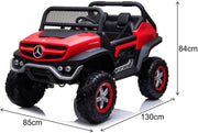 2024 24V Mercedes Benz Unimog 2 Seater Kids Ride On Cars With Remote Control