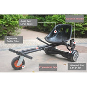 Hover kart with Shock Absorber & Pneumatic Tyre for Off-Road Hoverboard