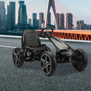 2025 Upgraded Licensed Mercedes Pedal Go Kart Kids Ride On Car with Rubber Tires
