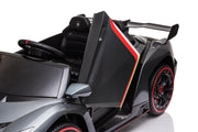 2023 Lamborghini Veneno 24V (2x12V) Ride On Cars 4x4 Upgraded Leather Seats Rubber Tires with Remote Control