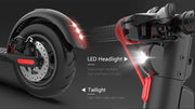 X8 Plus Electric Kick Scooter with Quick Removable Battery, Triple Breaks, Mobile App