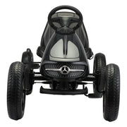 2025 Upgraded Licensed Mercedes Pedal Go Kart Kids Ride On Car with Rubber Tires