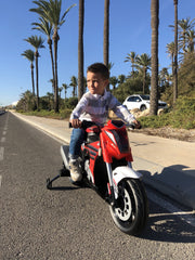 Officially Licensed Honda Naked Edition 12V Motorcycle | Removable, Rear Stabilizing Wheels | INJUSA
