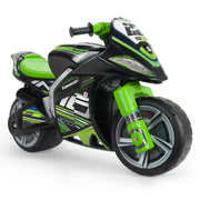 Officially Licensed Kawasaki Balance Bike | Licensed Winner Edition with Wide Wheels, Carry Handle, No Battery | INJUSA