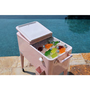 Permasteel Patio Cooler - 80QT - PINK