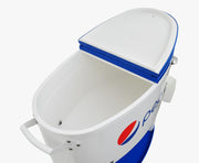 Permasteel Sporty Oval Patio Cooler Pepsi - 80QT